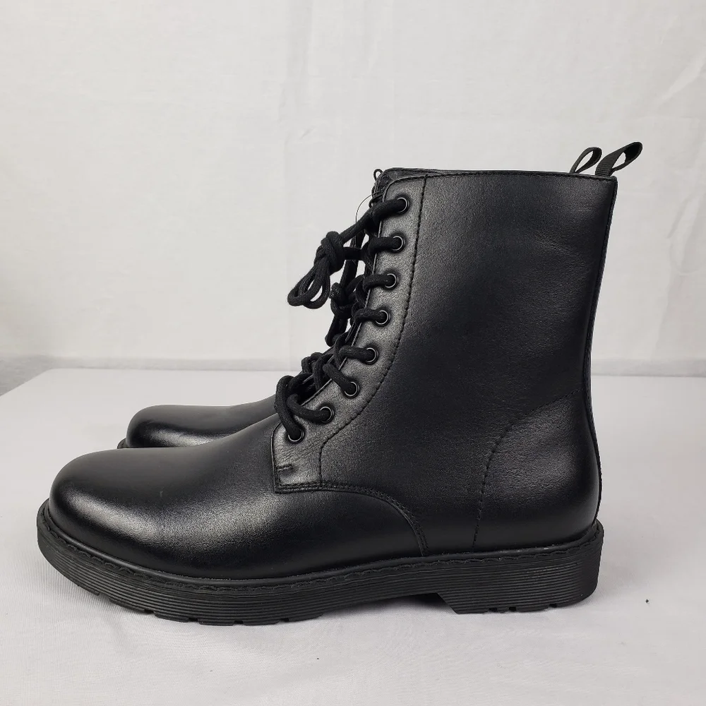 Express Lace-up Mens Leather Boot - Picture 2 of 7